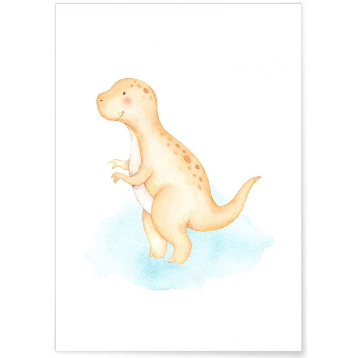 Affiche Enfant Tyrex blanc, L'AFFICHERIE
