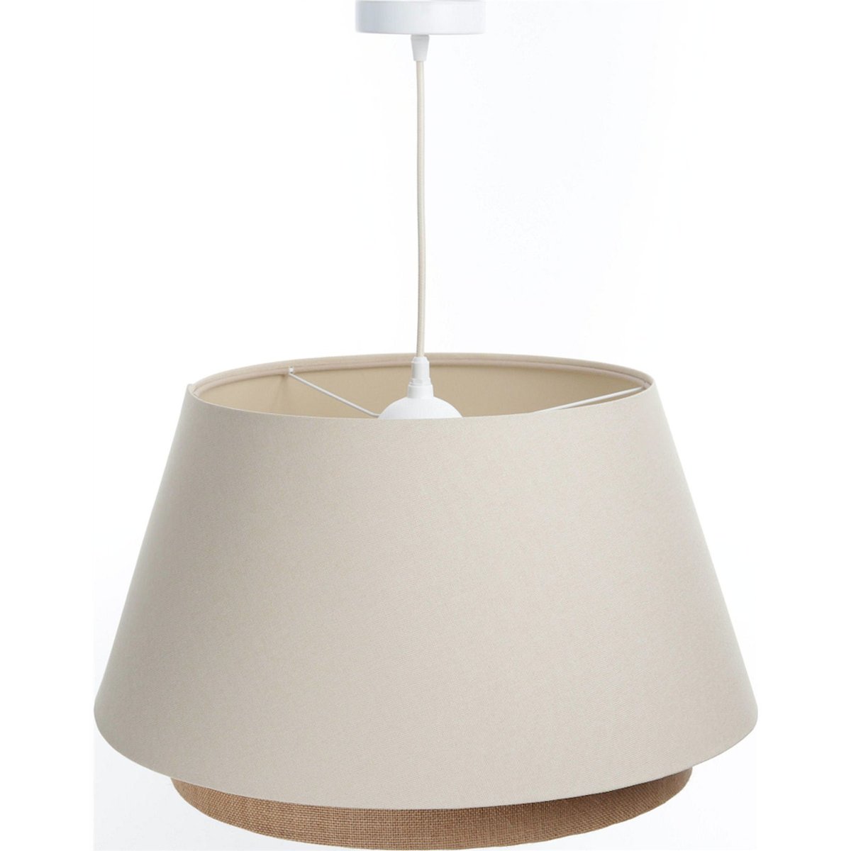 Suspension en tissu, SENSEI beige, crème, BPS KONCEPT