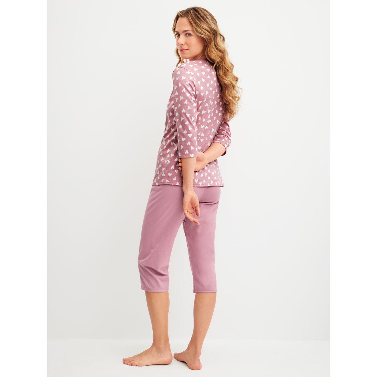 Pyjama 3/4 manches 3/4 Coton COTTON SPECIAL violet, CALIDA
