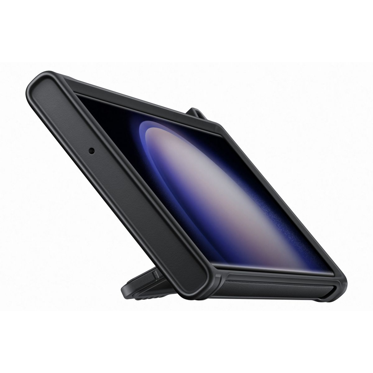 Coque S23 Ultra Renforcee support amovibl gris, SAMSUNG