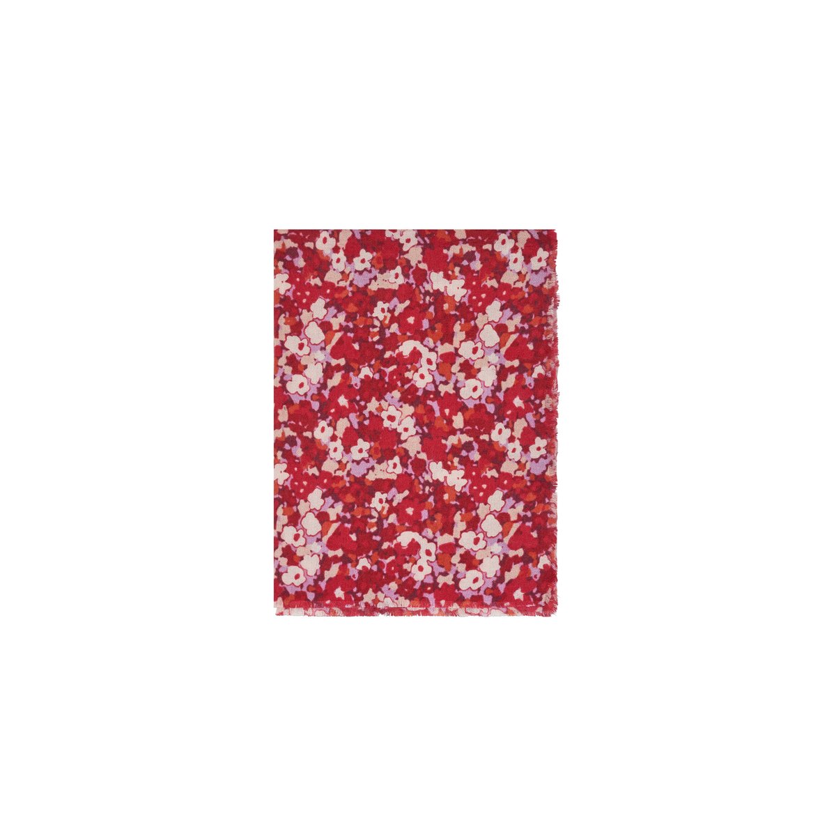 Écharpe douce en laine IDAISY rouge, CAROLL