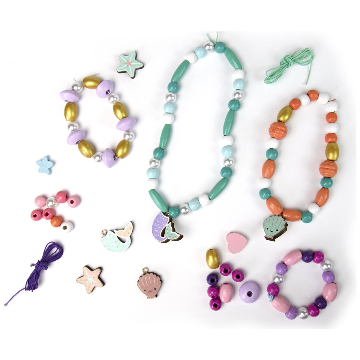 Coffret perles multicolore, SYCOMORE