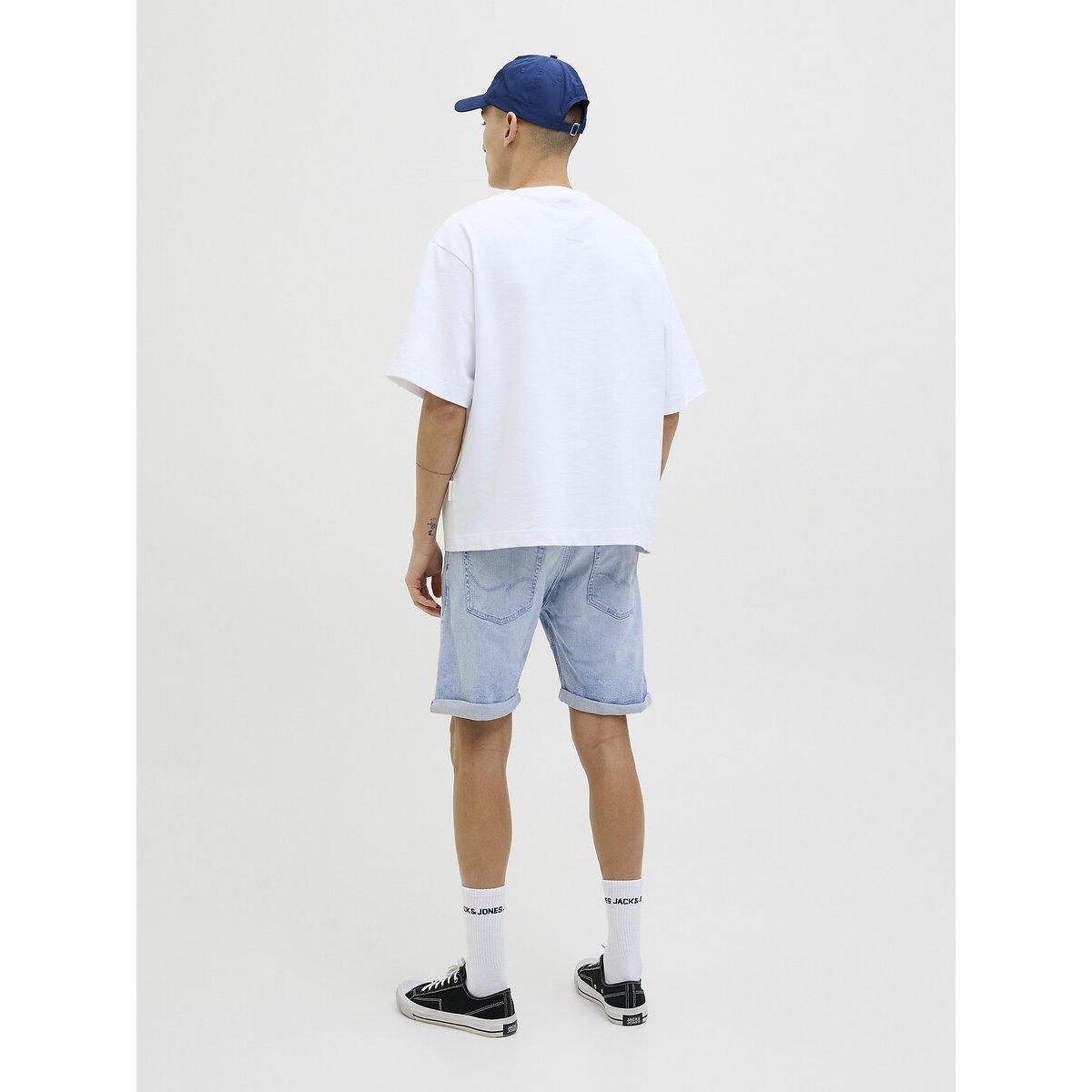 Short en jean regular denim clair, JACK & JONES