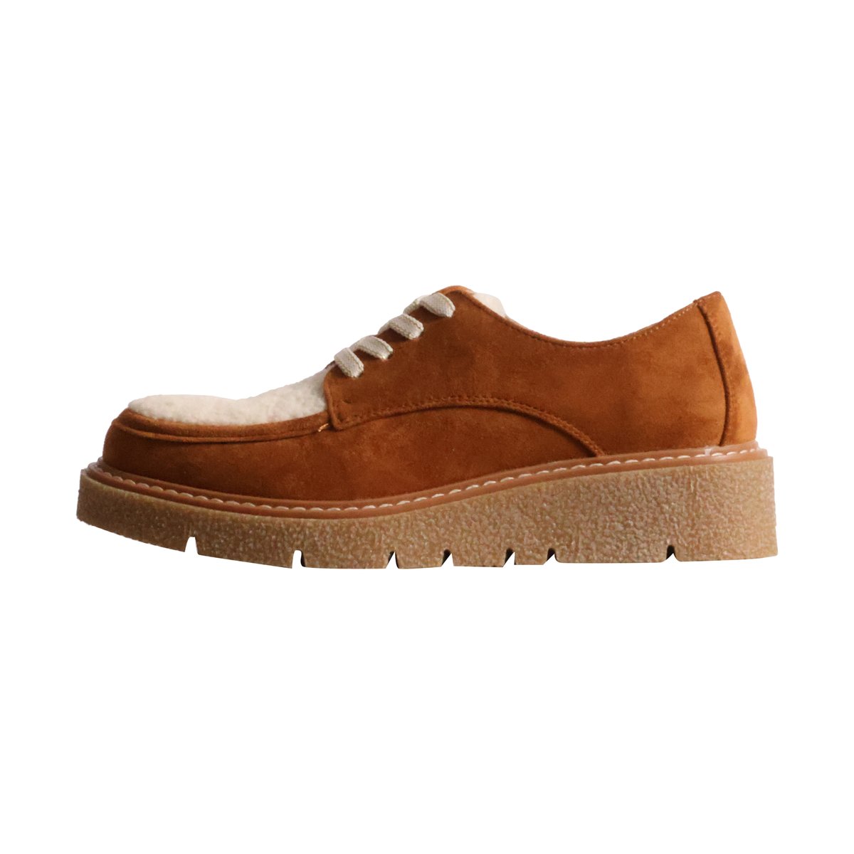 Derbies à Lacets camel, THE DIVINE FACTORY