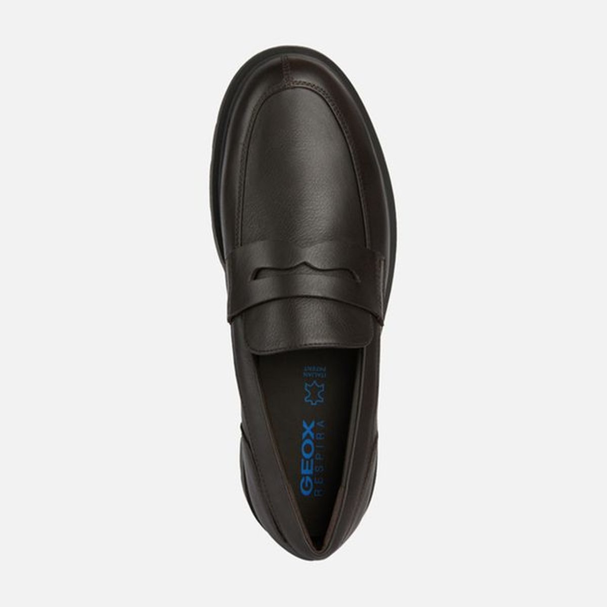 Moccasins U SPHERICA EC1 brun foncé, GEOX