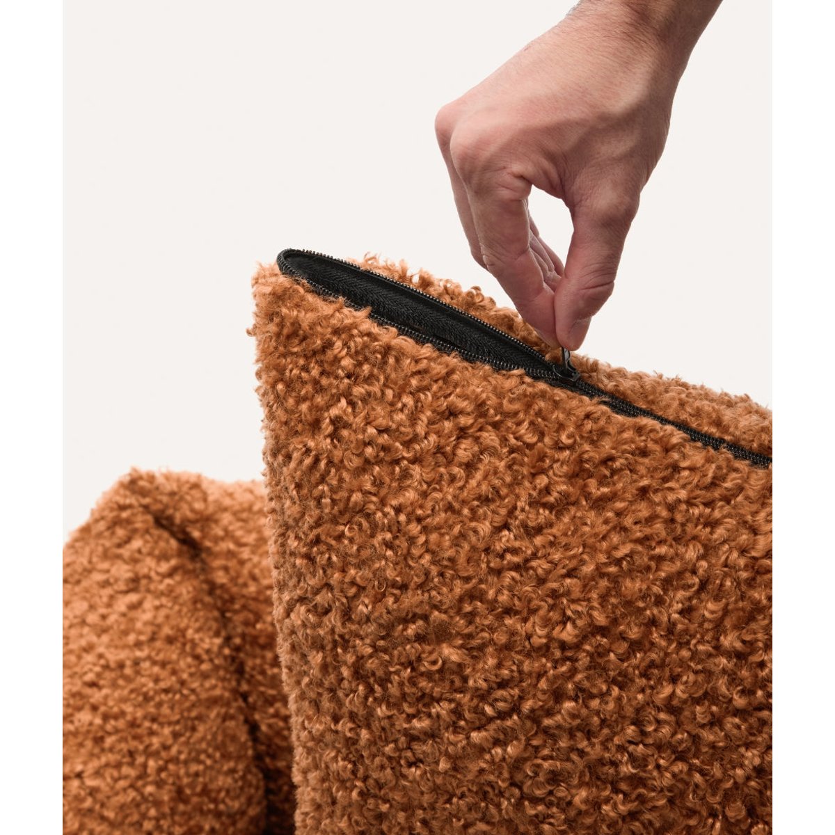 Panier effet bouclette, SNOZY moutarde, CAFIDE
