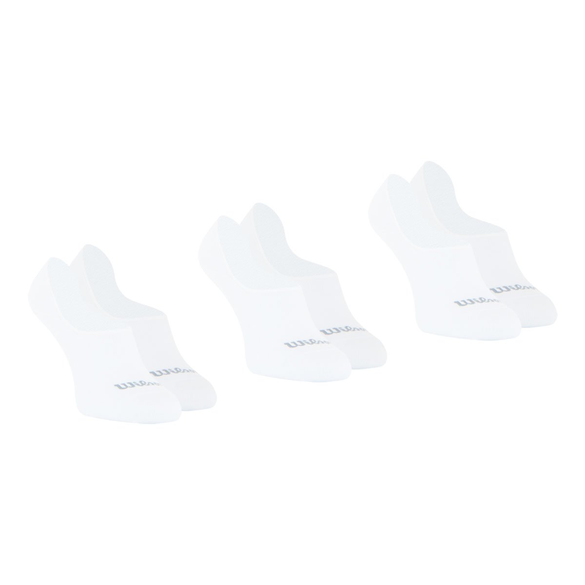Socquettes invisibles, lot de 6 paires, essentiel blanc, WILSON