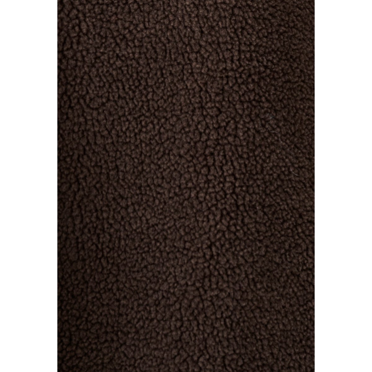 Veste imitation peau lainée marron, DAMART