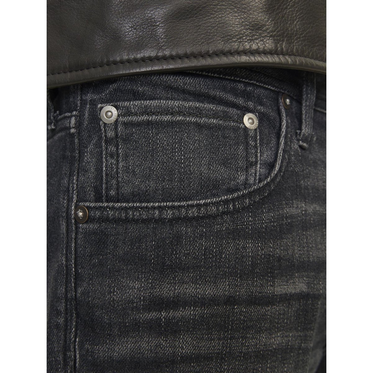 Coupe Regular black denim, JACK & JONES
