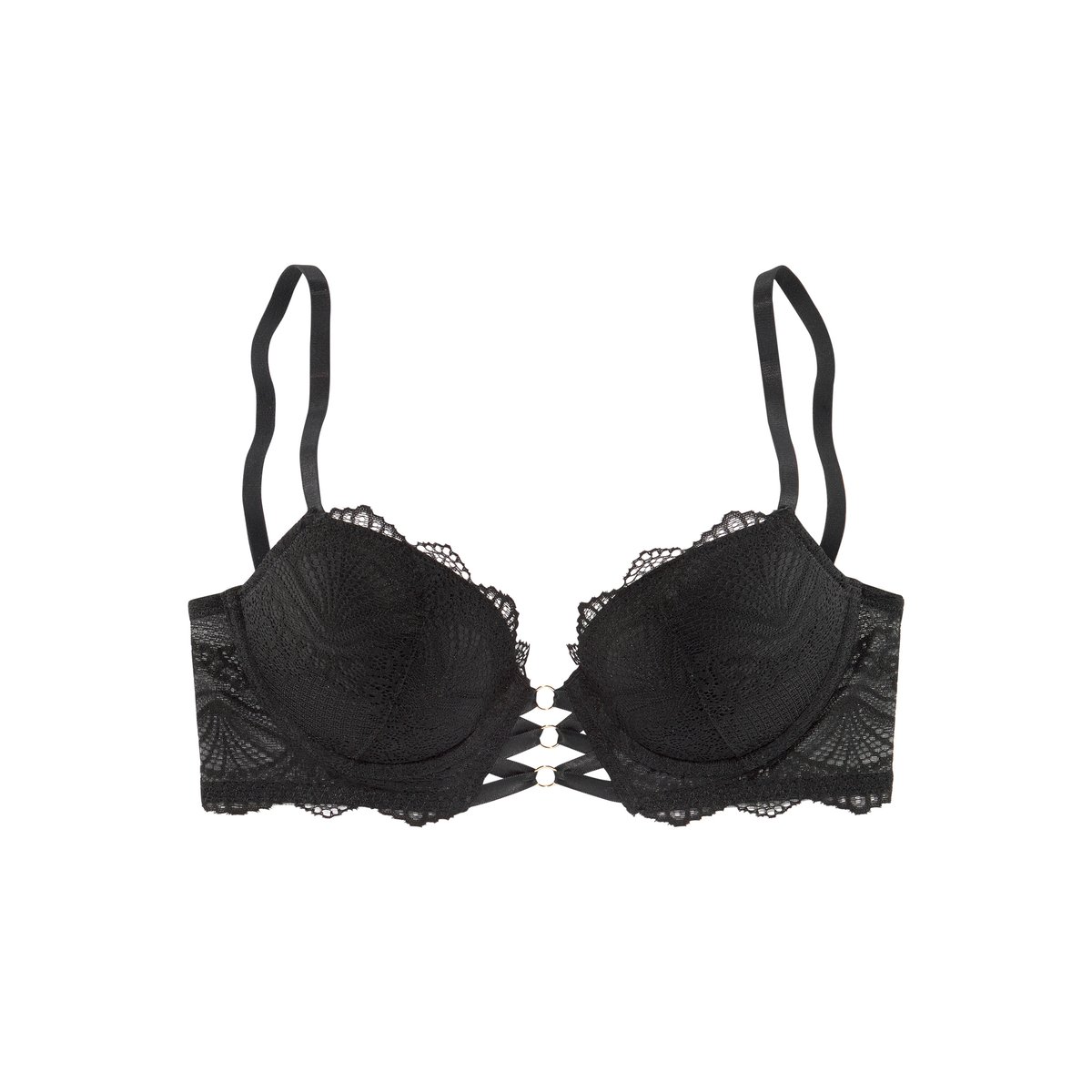 Soutien-gorge push-up Eleonora noir, LASCANA