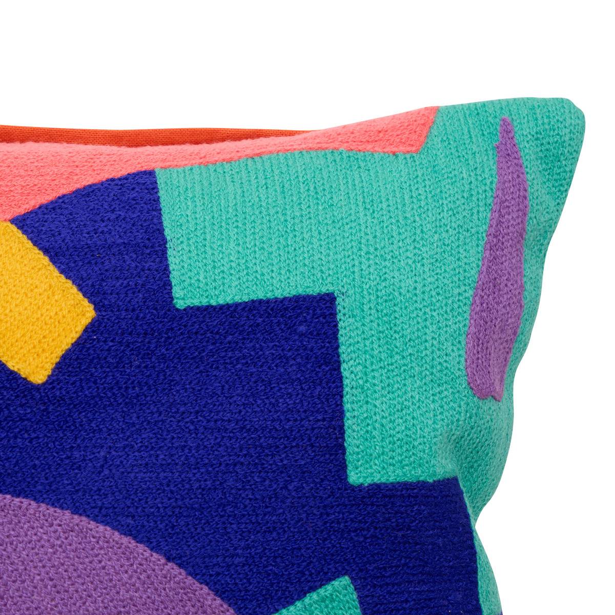 Coussin rectangulaire en coton G&L multicolore, ATMOSPHERA