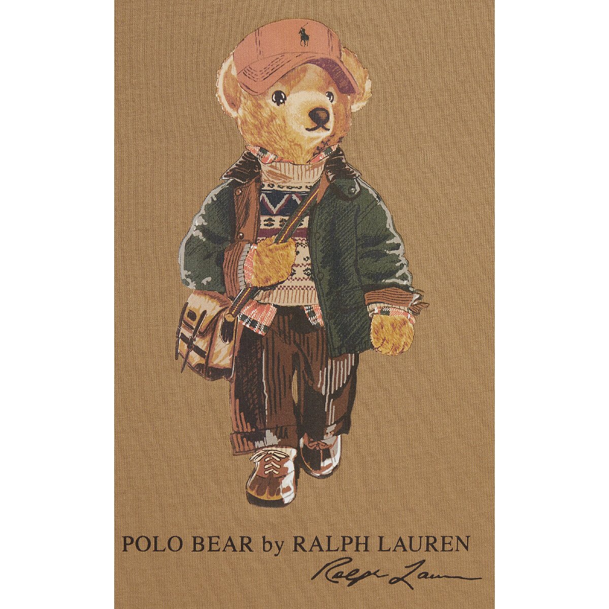 T-shirt a maniche lunghe beige, POLO RALPH LAUREN