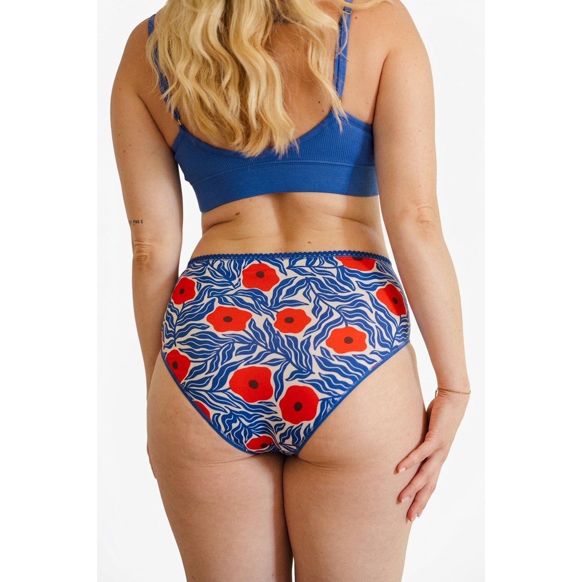 Culotte Taille Haute Coton bio majorelle, WE ARE JOLIES