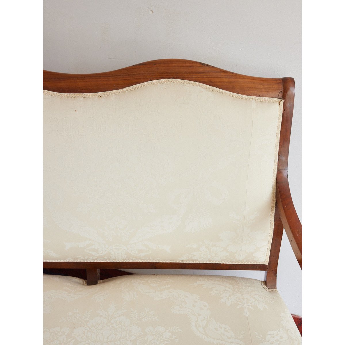 Banquette en bois Martine N°165 - Bon état bois clair, DEBONGOUT
