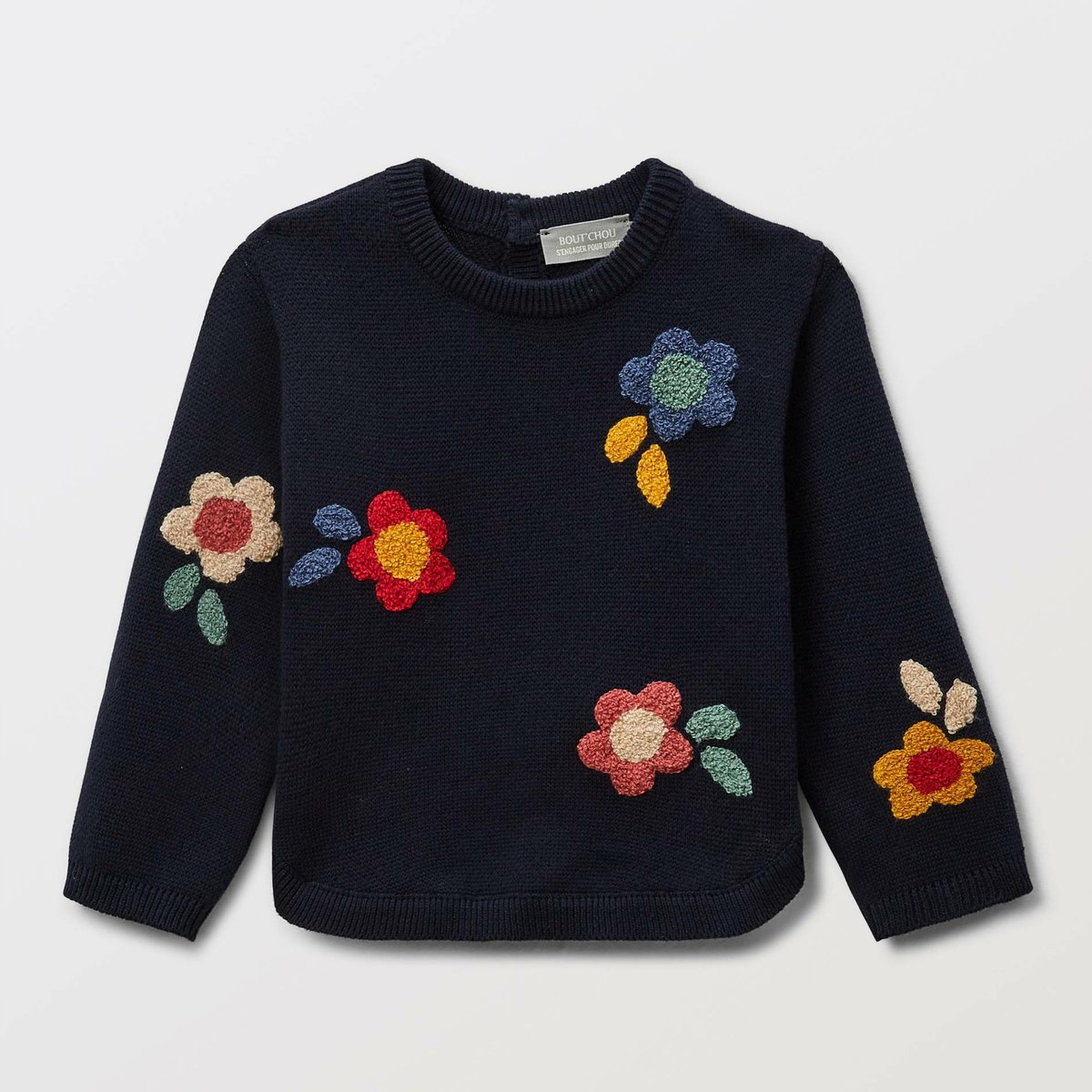 Pull brodé en coton nuit bebe, BOUT'CHOU