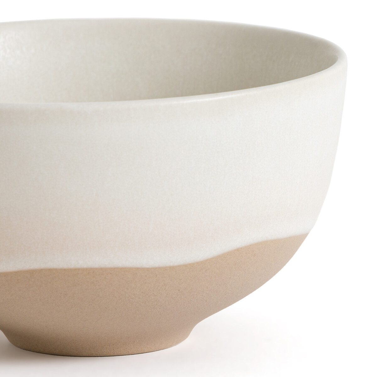 2er-Set Schalen Amar, Steingut mit reaktiver Glasur ecru, LA REDOUTE INTERIEURS