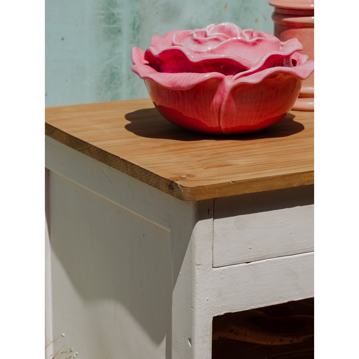 Buffet en bois rose clair Gilbert N°1541 - Bon état bois clair, DEBONGOUT