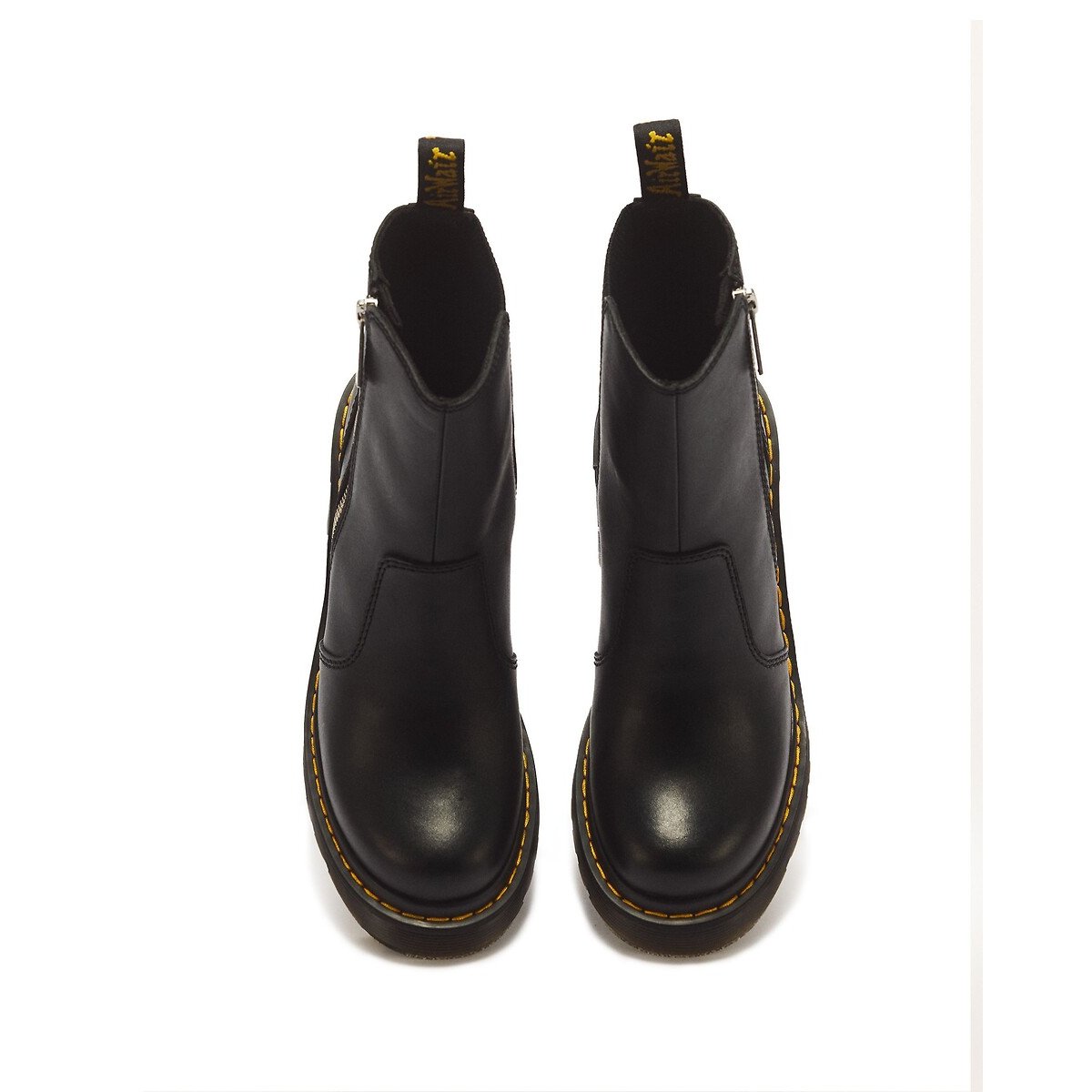 Stivaletti Chesney Zip Ankle in pelle Sendal nero , DR. MARTENS