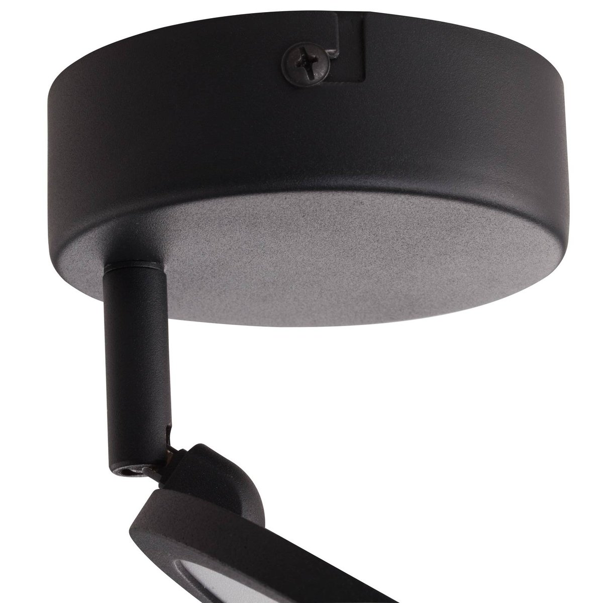 Plafonnier en métal moderneLED, Manel noir, blanc, LINDBY