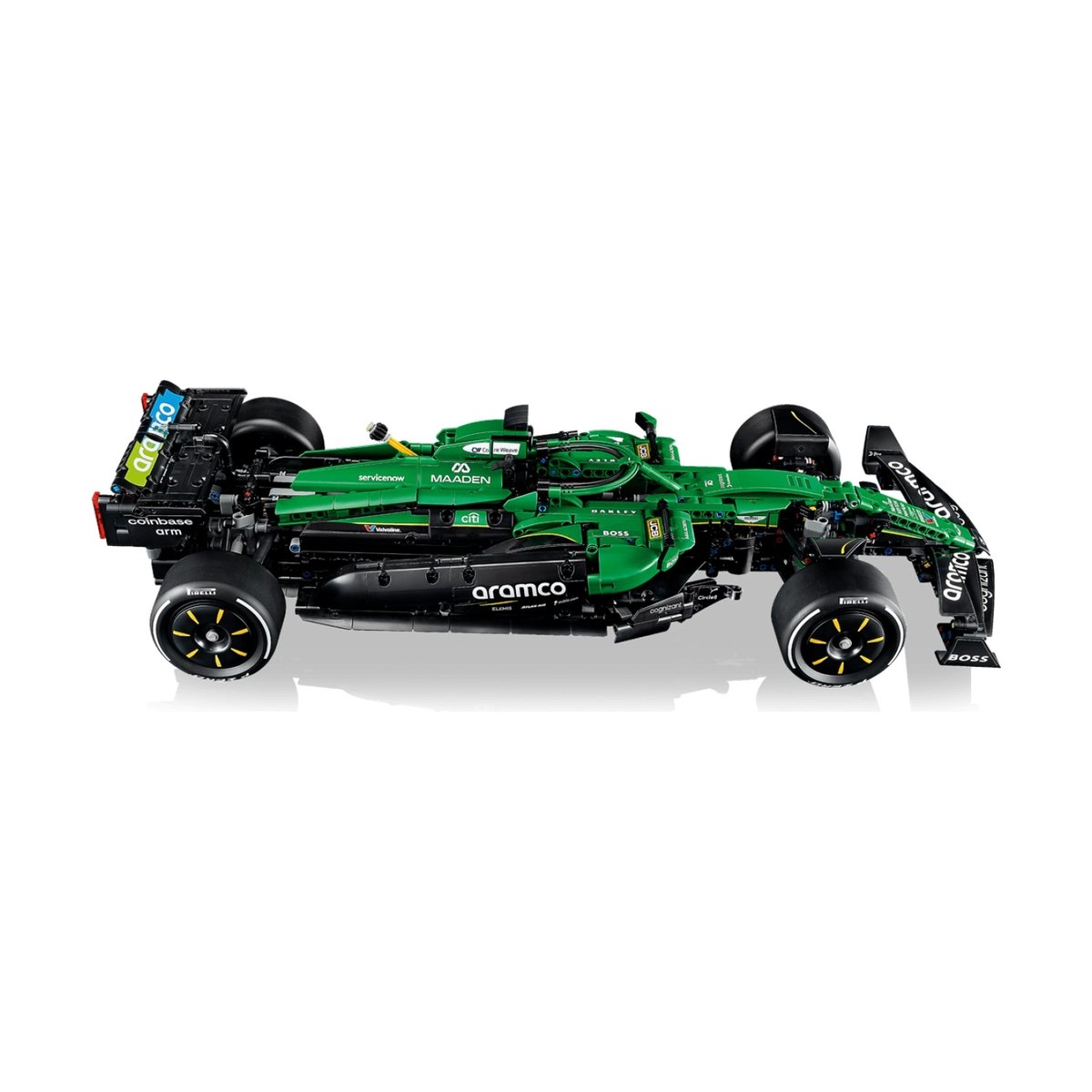 Voiture Aston Martin Aramco AMR25 F1 multicolore, LEGO