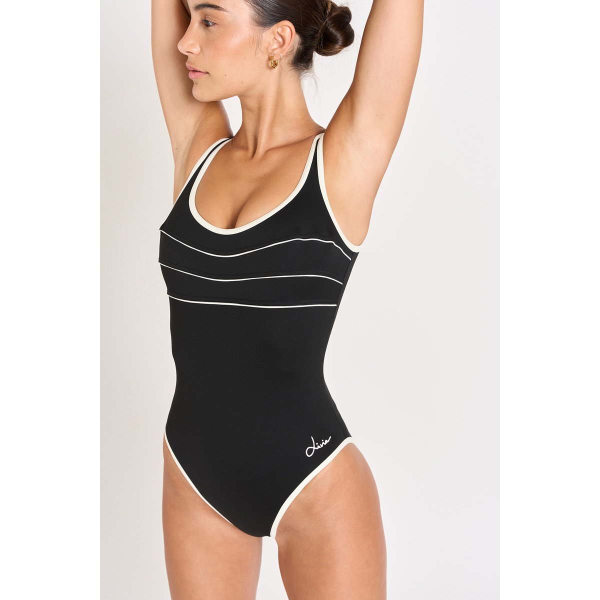 Maillot de bain 1 pièce Ancolie - LAVANDOU noir, LIVIA