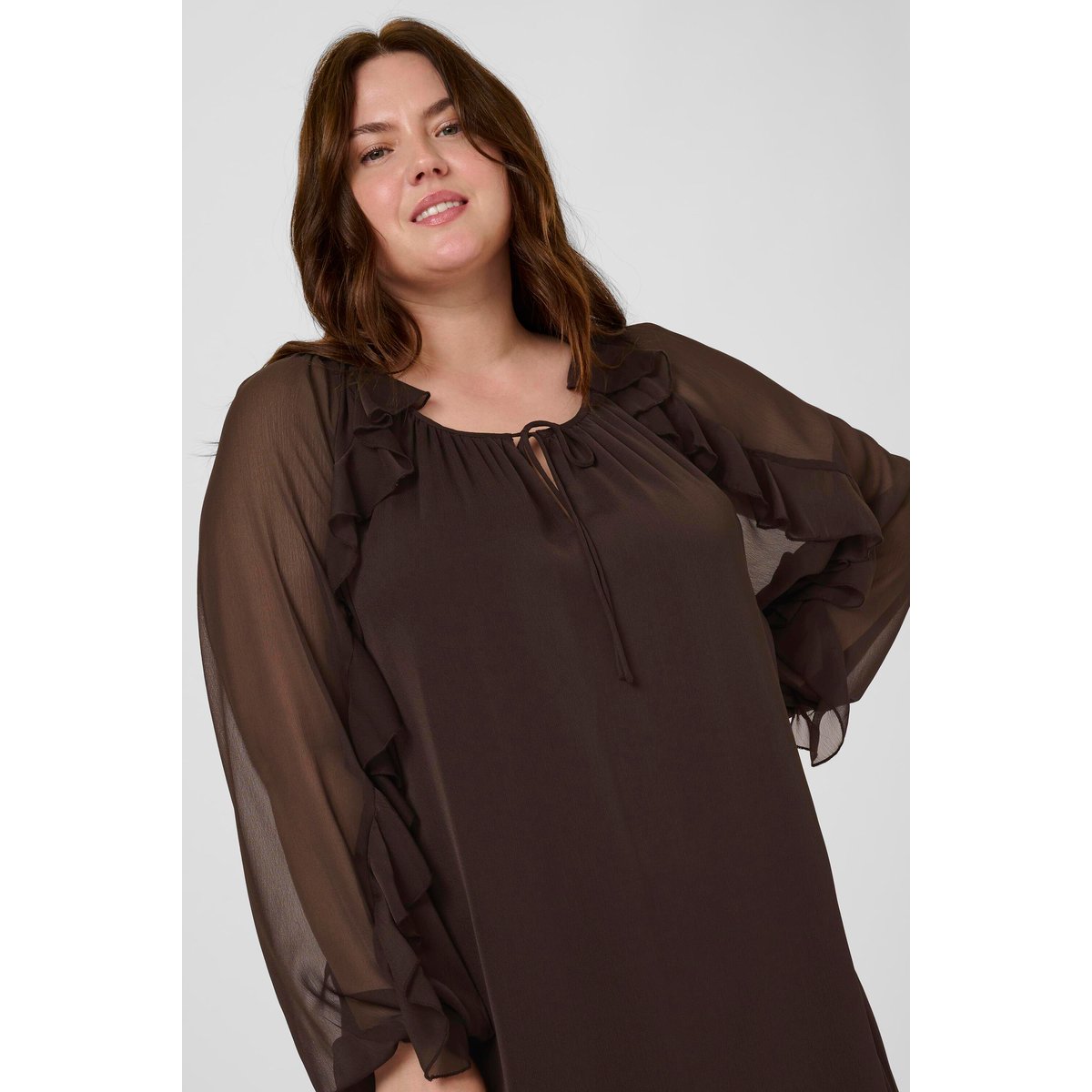 Robe marron black coffee, KAFFE CURVE