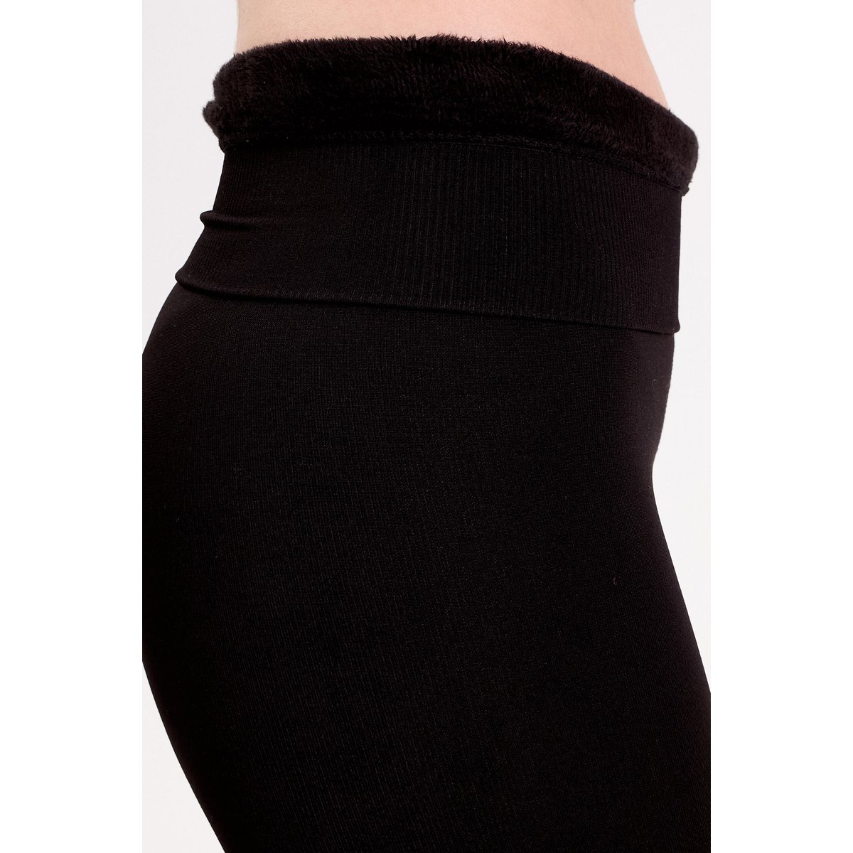Legging chaud taille haute noir, CACHE CACHE
