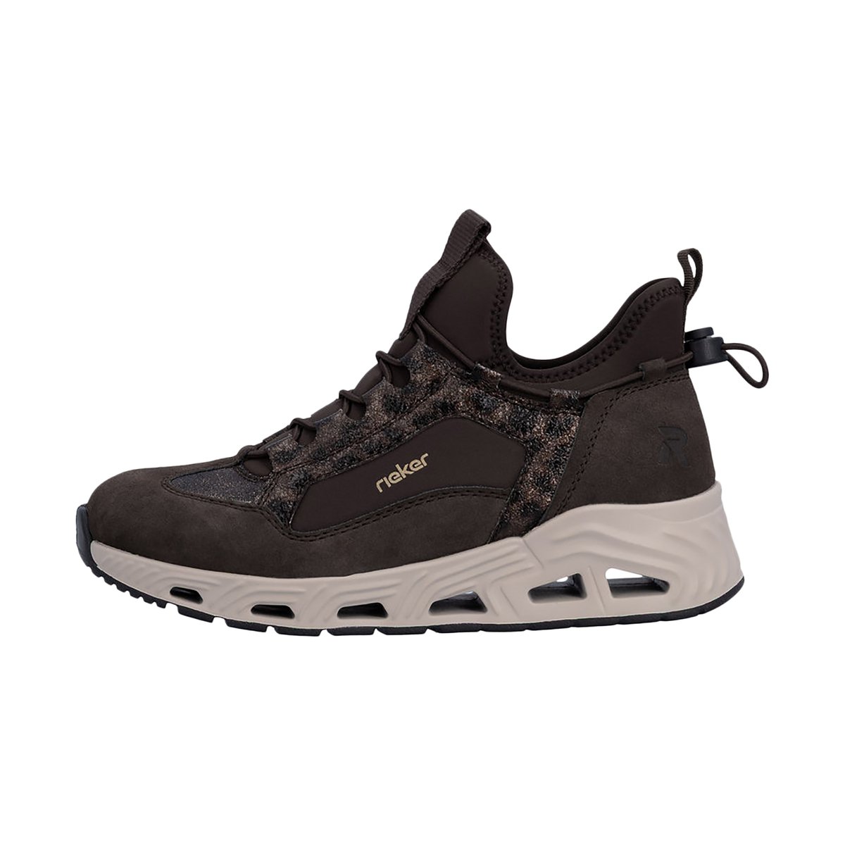 Basket Basse à Lacets Rgd marron, RIEKER
