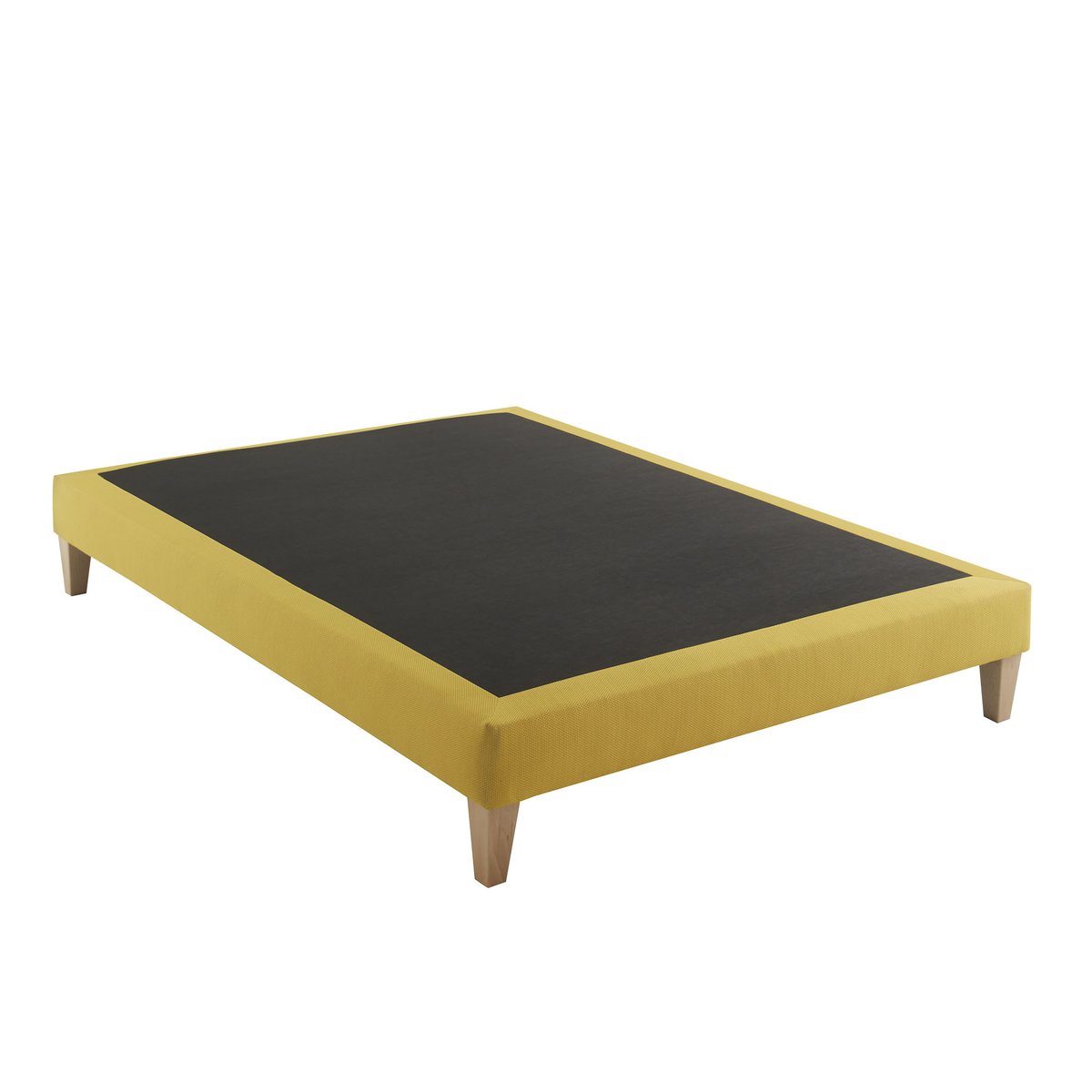 Ensemble matelas mousse, sommier, pieds et tête de lit Aurore 300 blanc, SOMEO