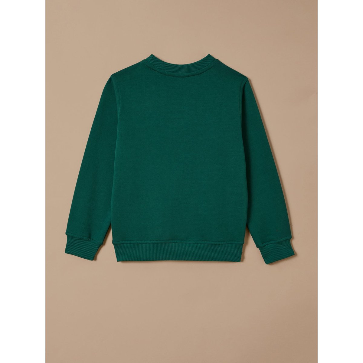 Sweat imprimé - coton biologique vert pin, CYRILLUS