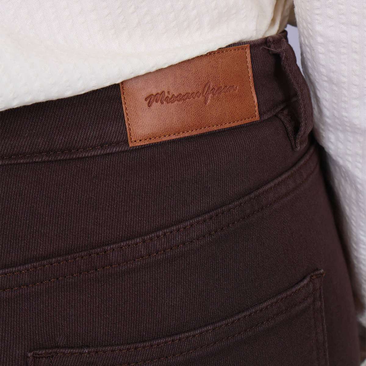 Pantalon Helios marron, MISE AU GREEN