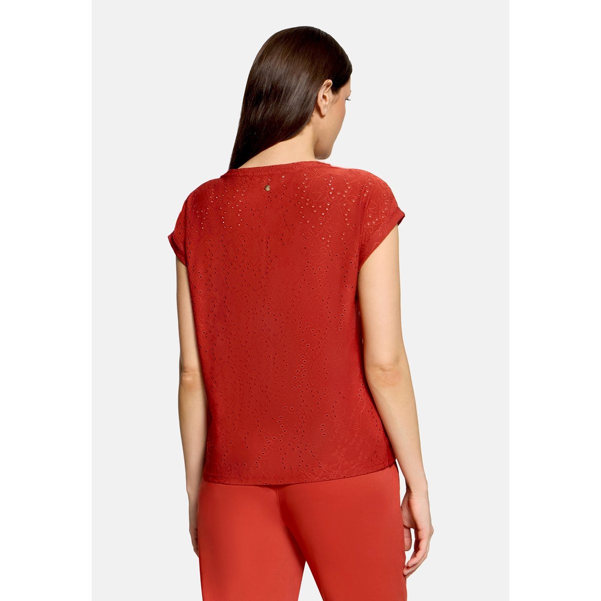Haut casual avec structure rouge foncé, BETTY & CO