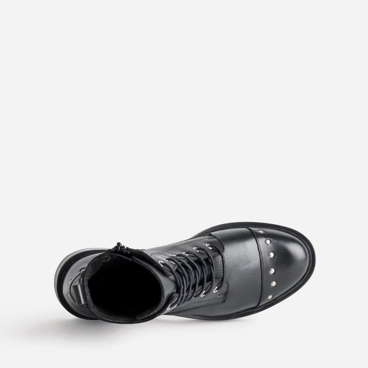 Boots en cuir LAHNA noir, TEXTO