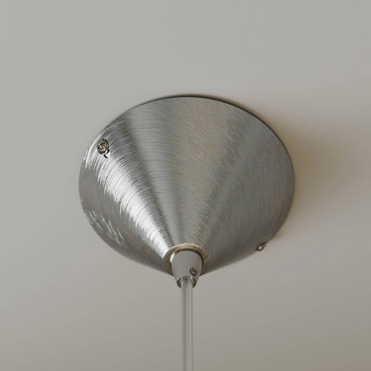 Suspension en verre moderne, Petra blanc, LINDBY