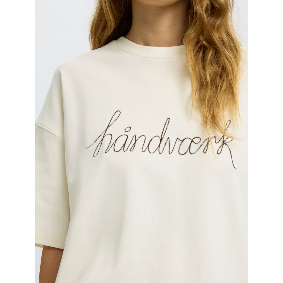 T-Shirt blanc - egret1, SELECTED