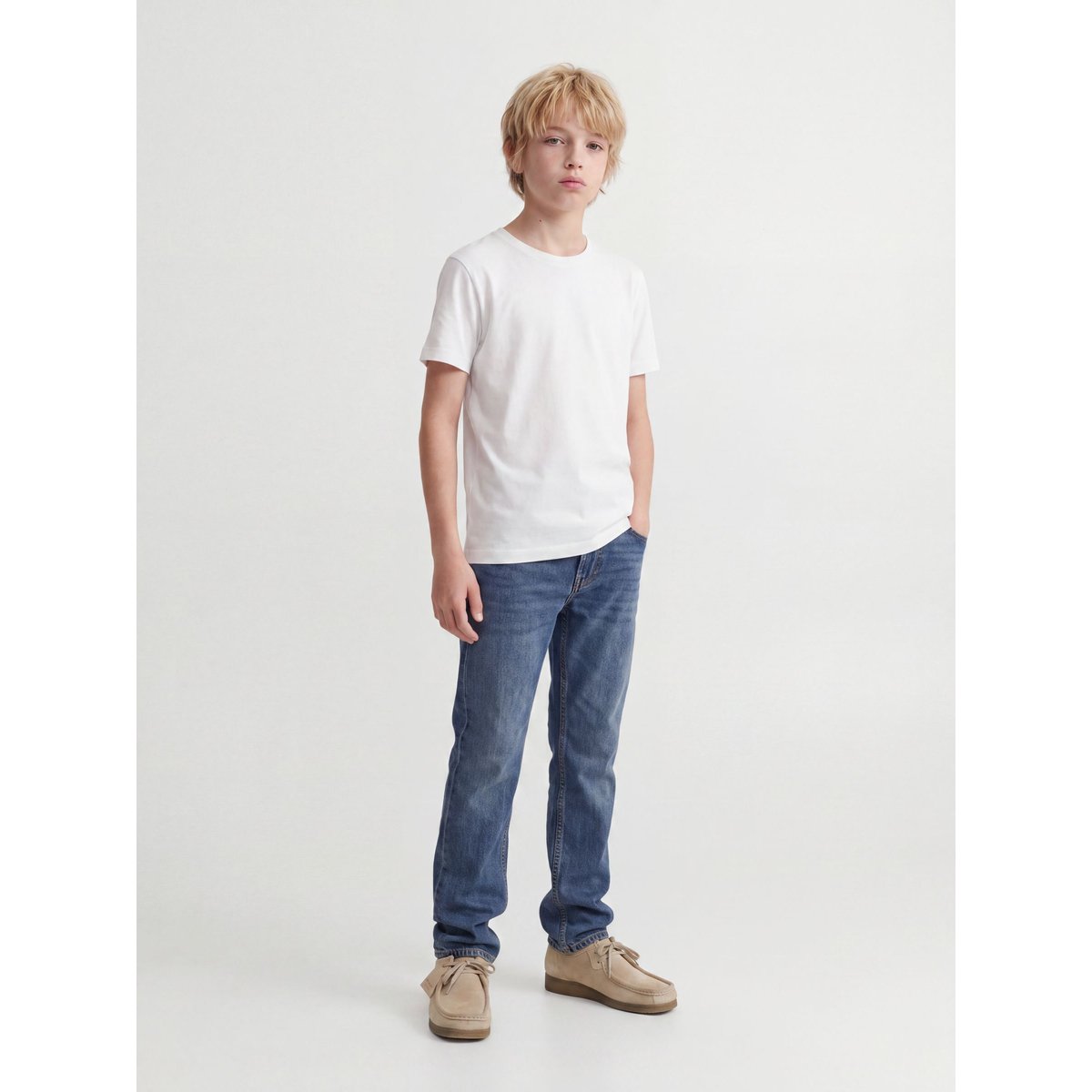 Jean Coupe Décontractée blue denim, JACK & JONES JUNIOR