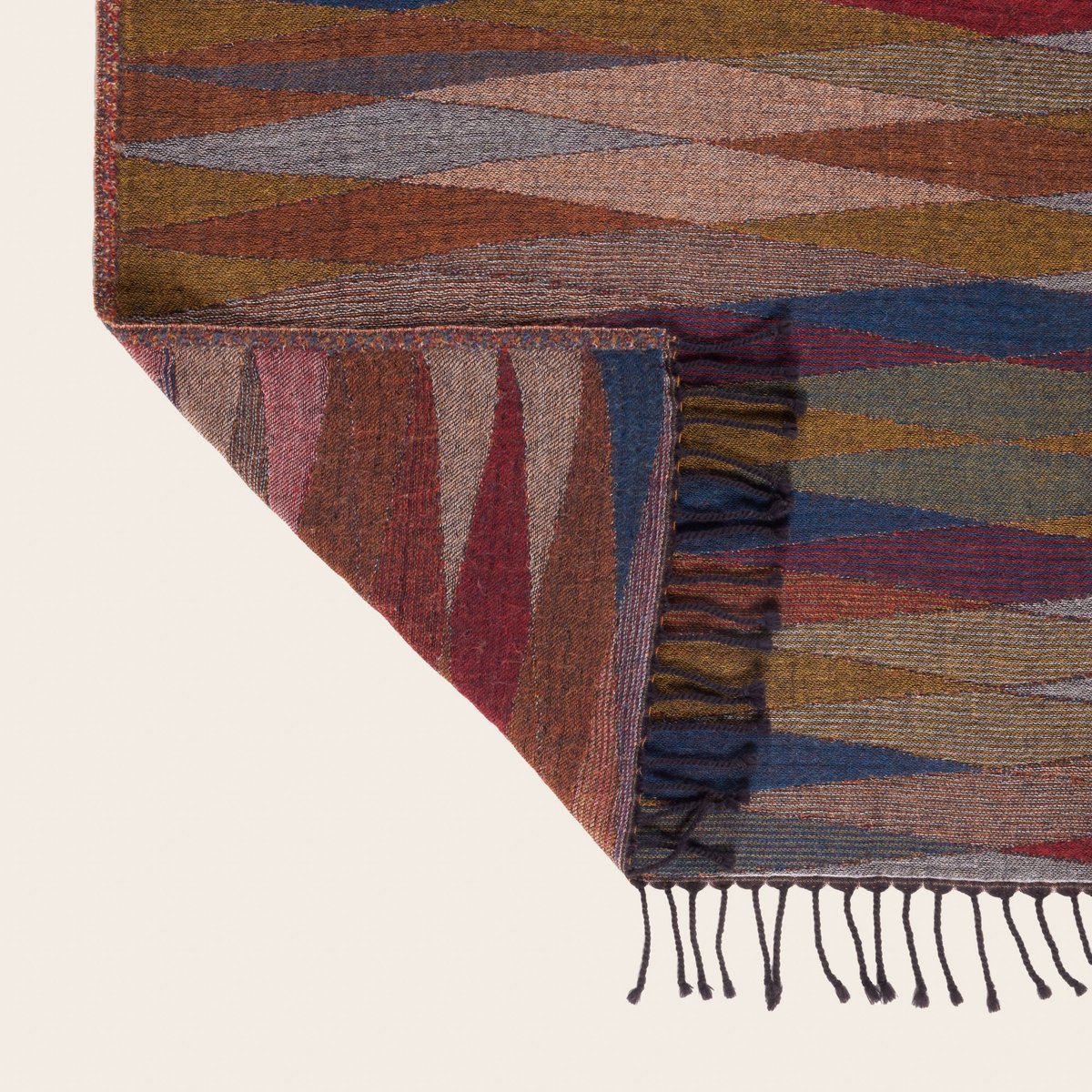 Plaid en Jacquard motif arlequin FADEL multicolore, MADURA