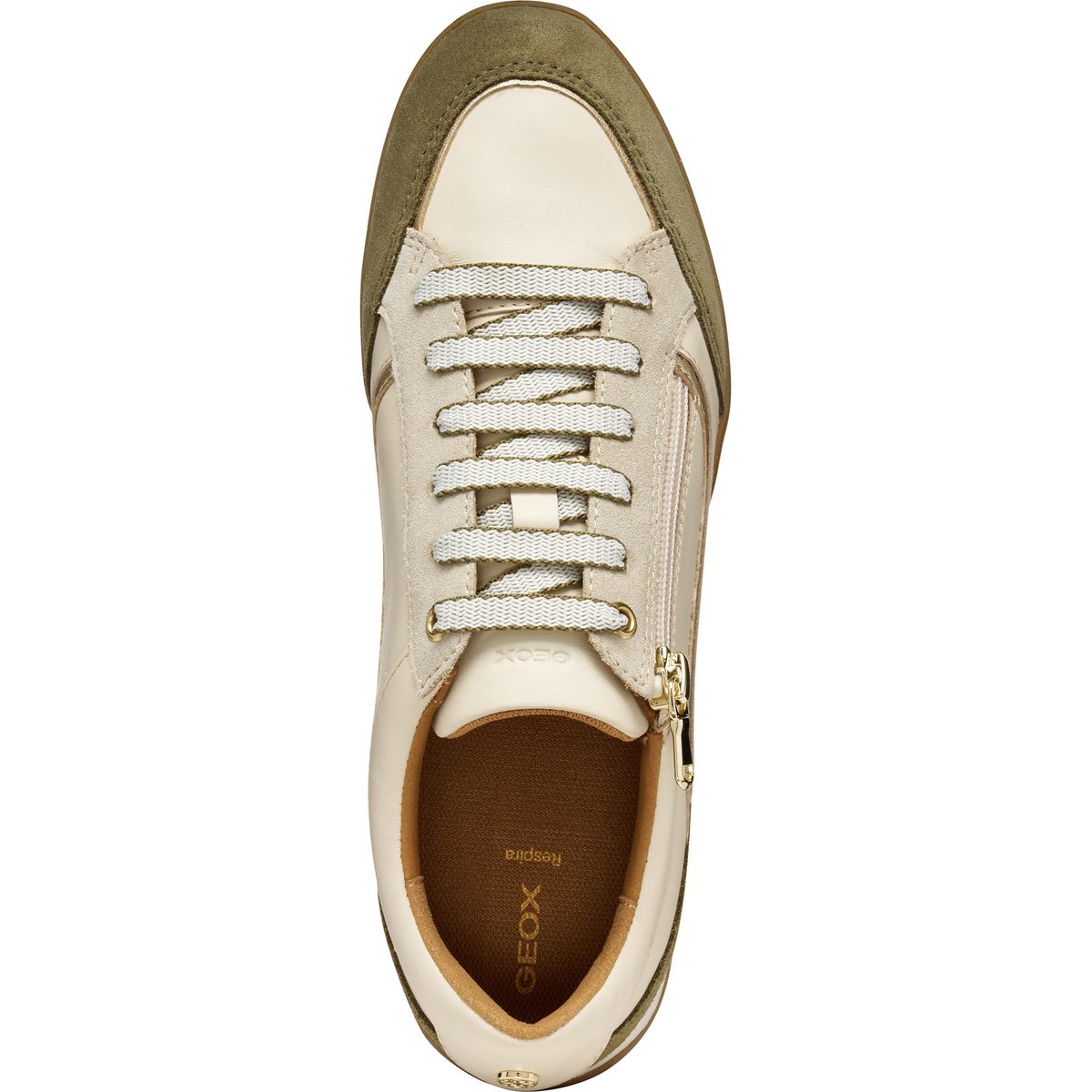 Baskets D MARYEMY beige/vert, GEOX