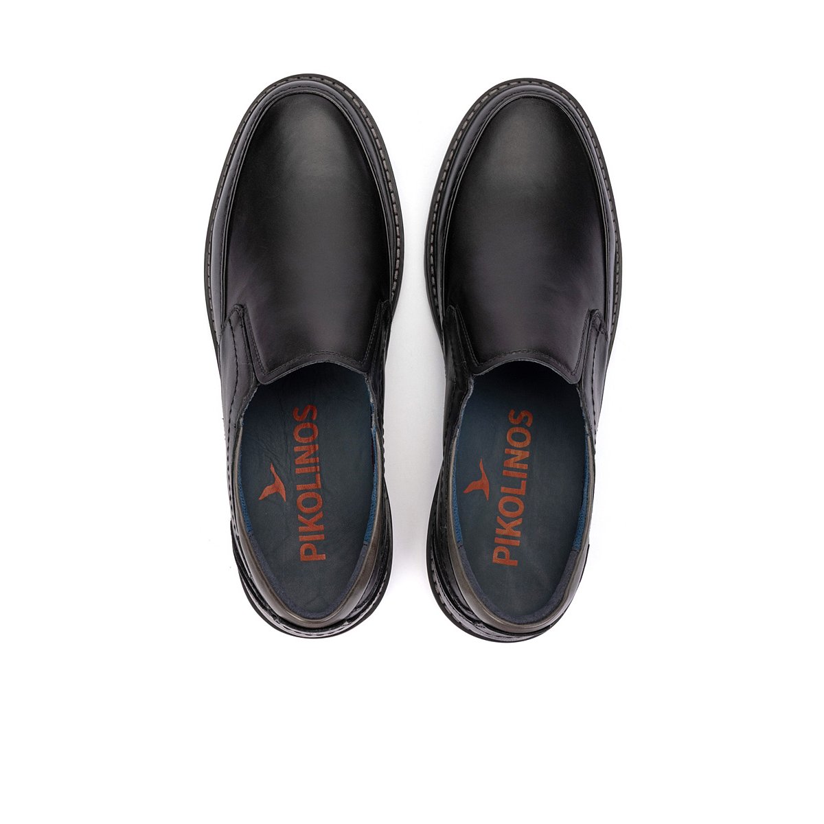 Mocassins cuir Berna black, PIKOLINOS