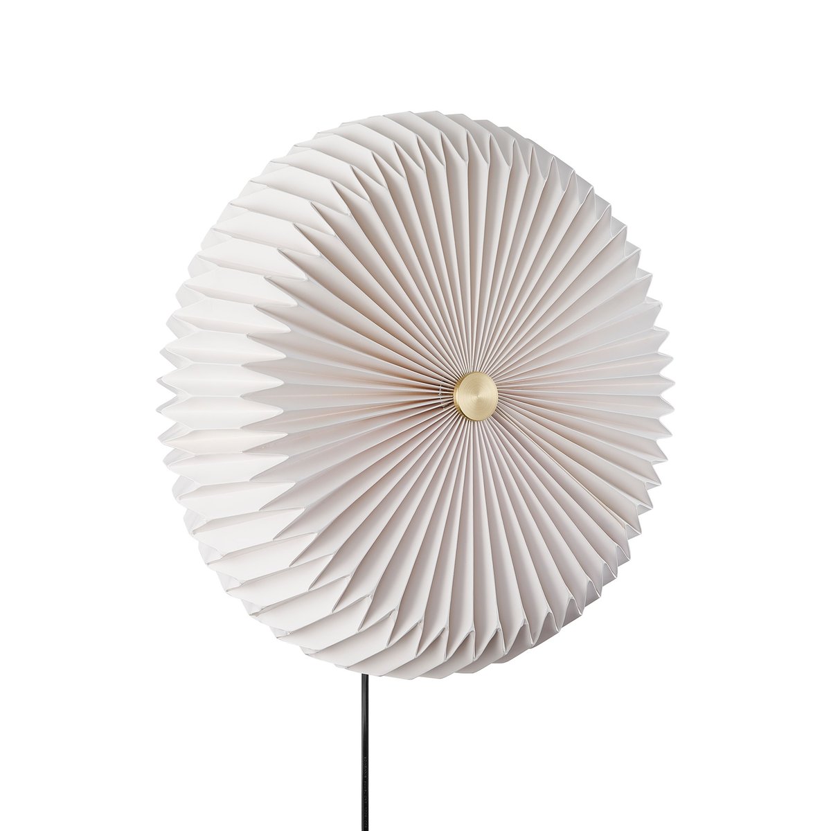 Plafonnier rond en papier, BELLOY 40 blanc, NORDLUX