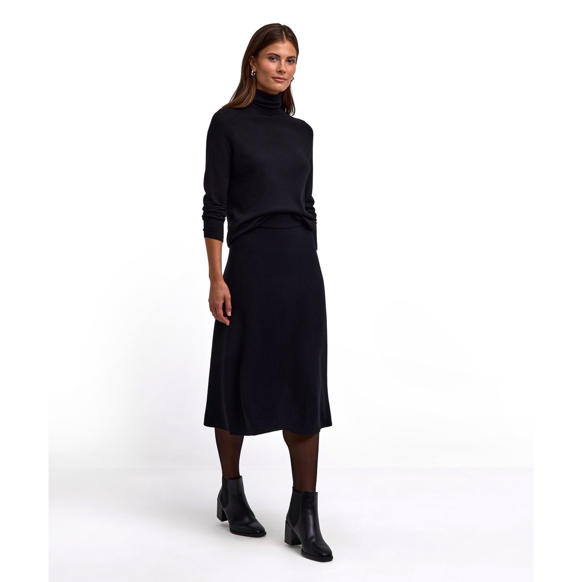 Pull-over Pure Merino Wool noir, FALKE