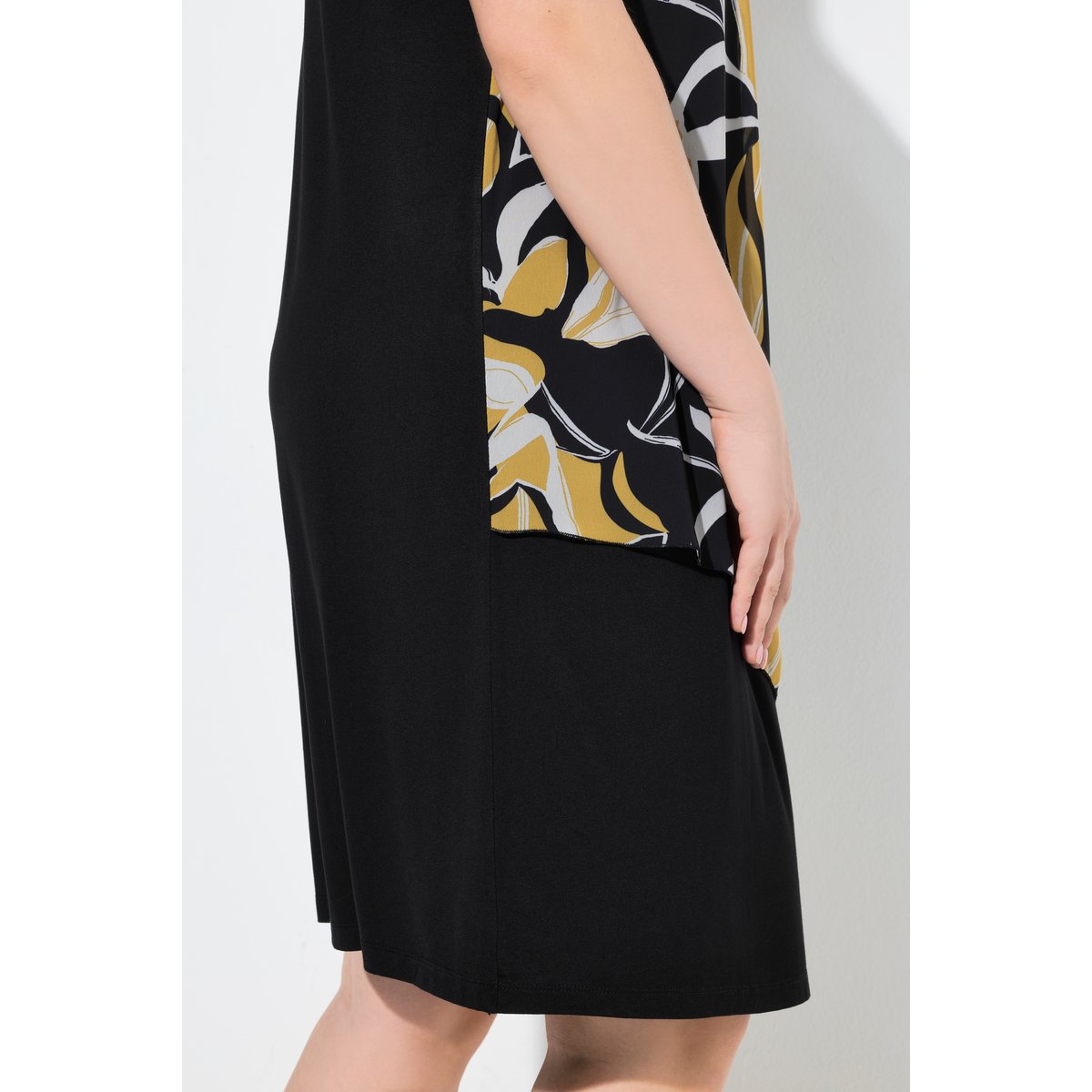 Robe en jersey oversize noir, ULLA POPKEN