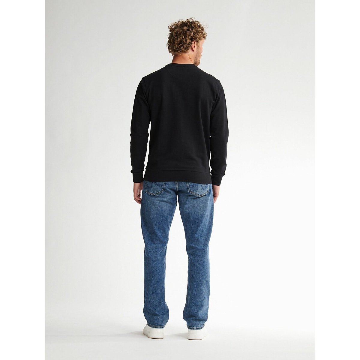 Crew Neck Sweatshirt black, PETROL INDUSTRIES