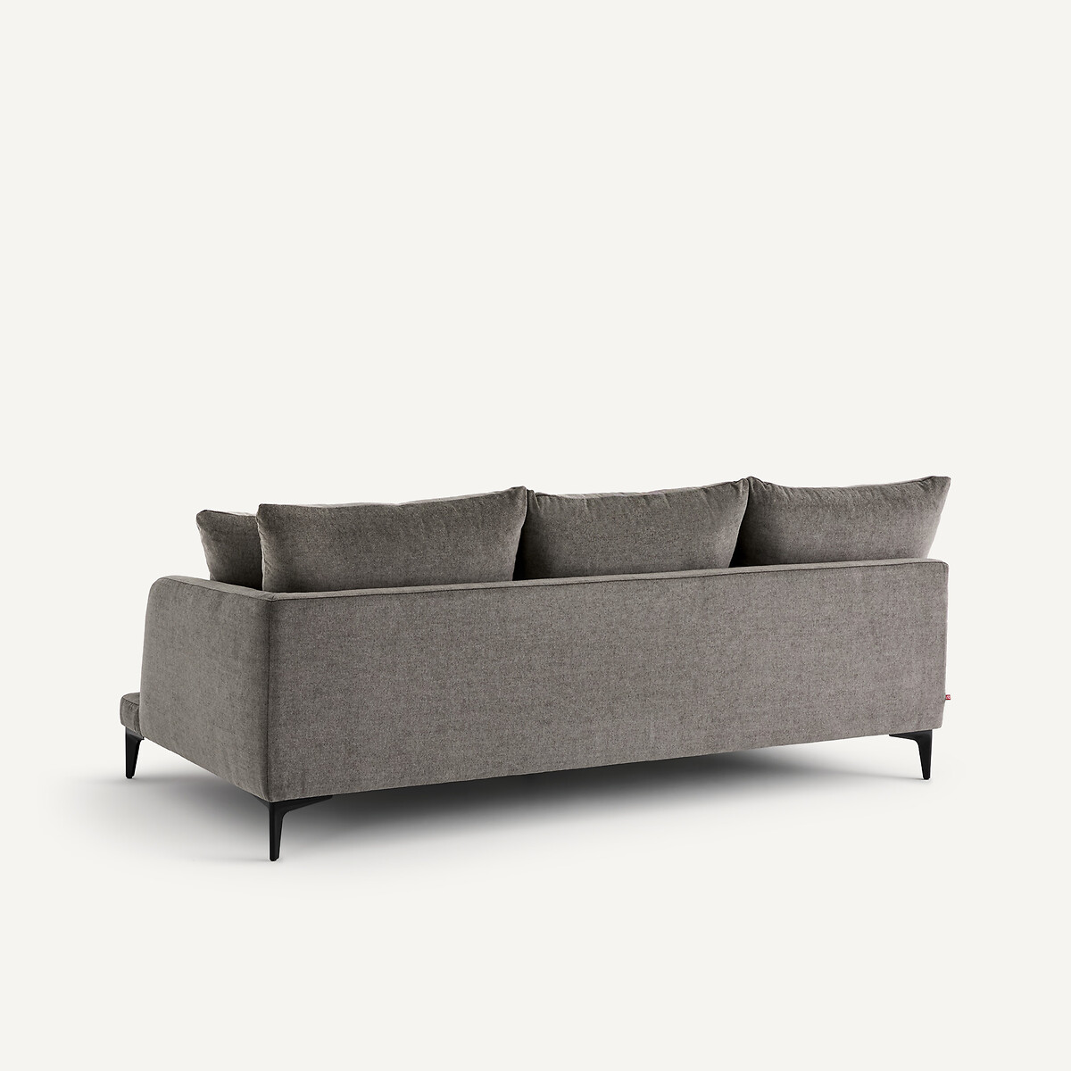 Demi-canapé 3 places en polyester mélangé, MODERNISTE gris stone, EMMANUEL GALLINA X AM.PM