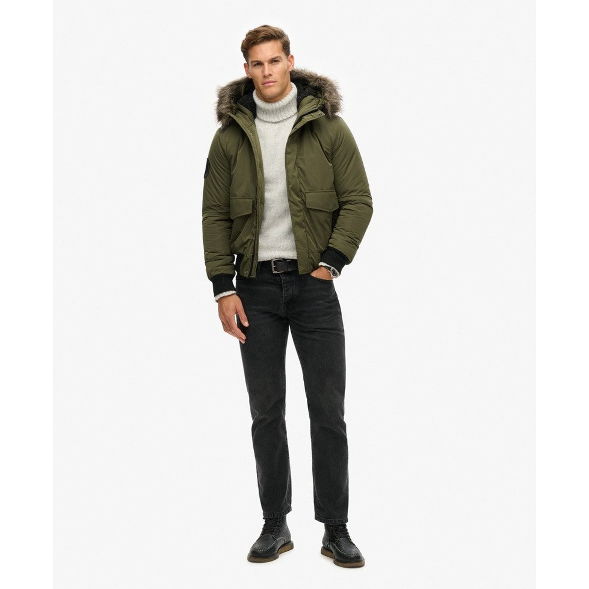 Bomber Everest kaki militaire, SUPERDRY