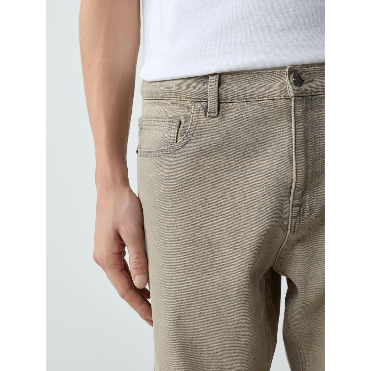 Jean vintage délavé gris clair, NEXT
