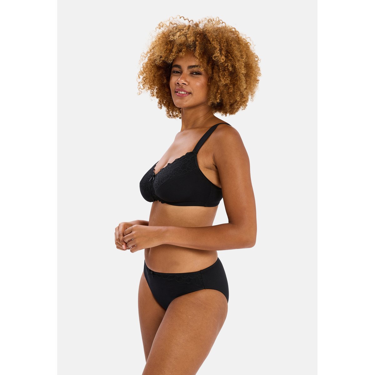 Soutien-gorge post opératoire AVA noir, SANS COMPLEXE