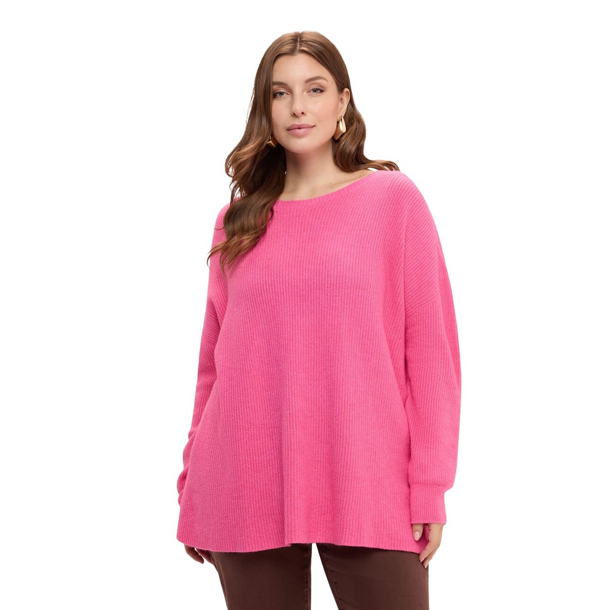 Maille côtelée fuchsia, FIORELLA RUBINO