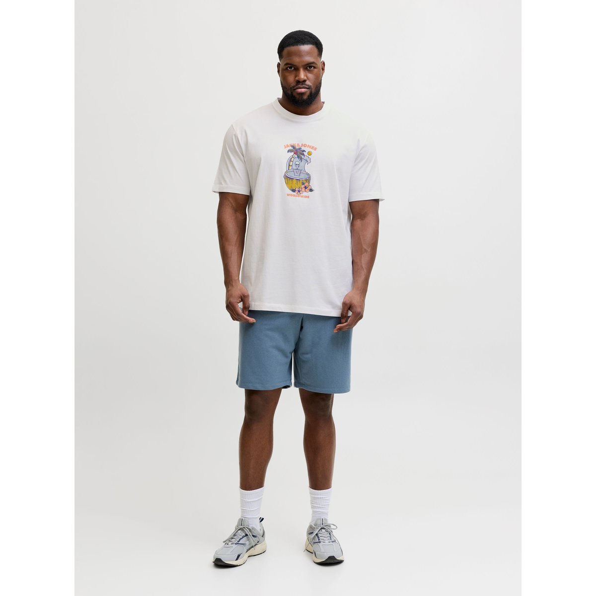 T-Shirt bright white, JACK & JONES