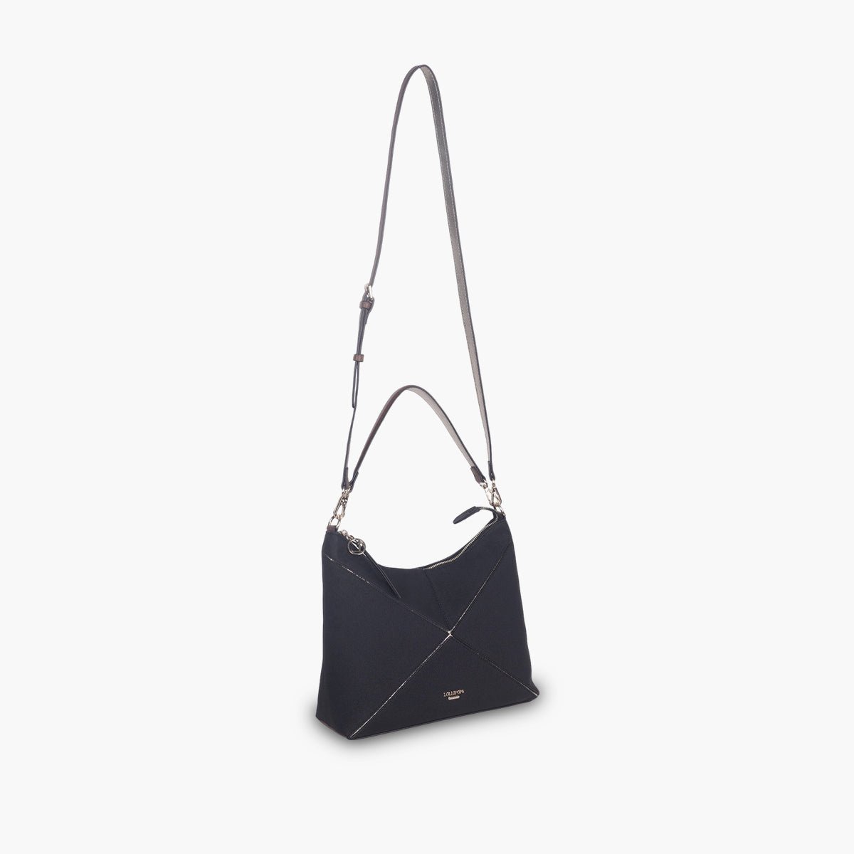 Sac hobo Tamelia noir,doré, LOLLIPOPS